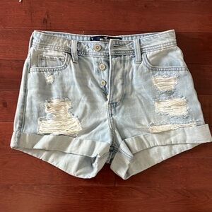Hollister high rise mom shorts 3” size 1/25